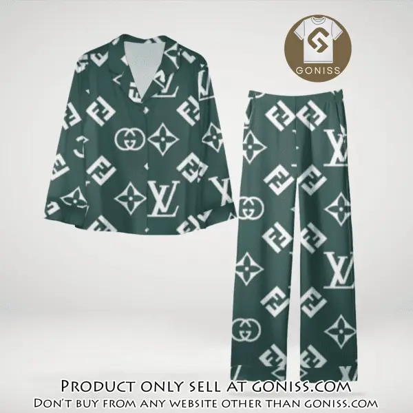 Trending luxury fendi satin pajama set pjs1049 gn1222790